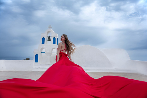 Oía: Santorini Professional Photoshoot with Edited Photos