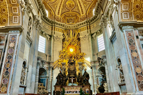 St. Peter Basilica, Tomb, Dome & Underground Catacombs Tour Catacombs Guided Tour & Skip the line Basilica