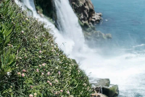 Antalya: 2-hourYachtTour toLowerDudenFalls with audioİnfo