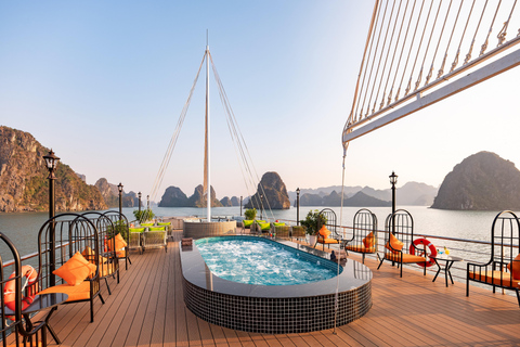From Hanoi: Halong Bay Day Cruise with Kayak, Cave & Swim Halong Bay Day Cruise from Halong Port (No Transfer)