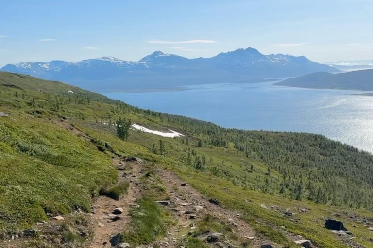 特罗姆瑟：弗洛伊山徒步导览之旅，欣赏壮丽景色Tromsø: Private Guided Hike to Mount Fløya (Snacks &amp; Drinks)