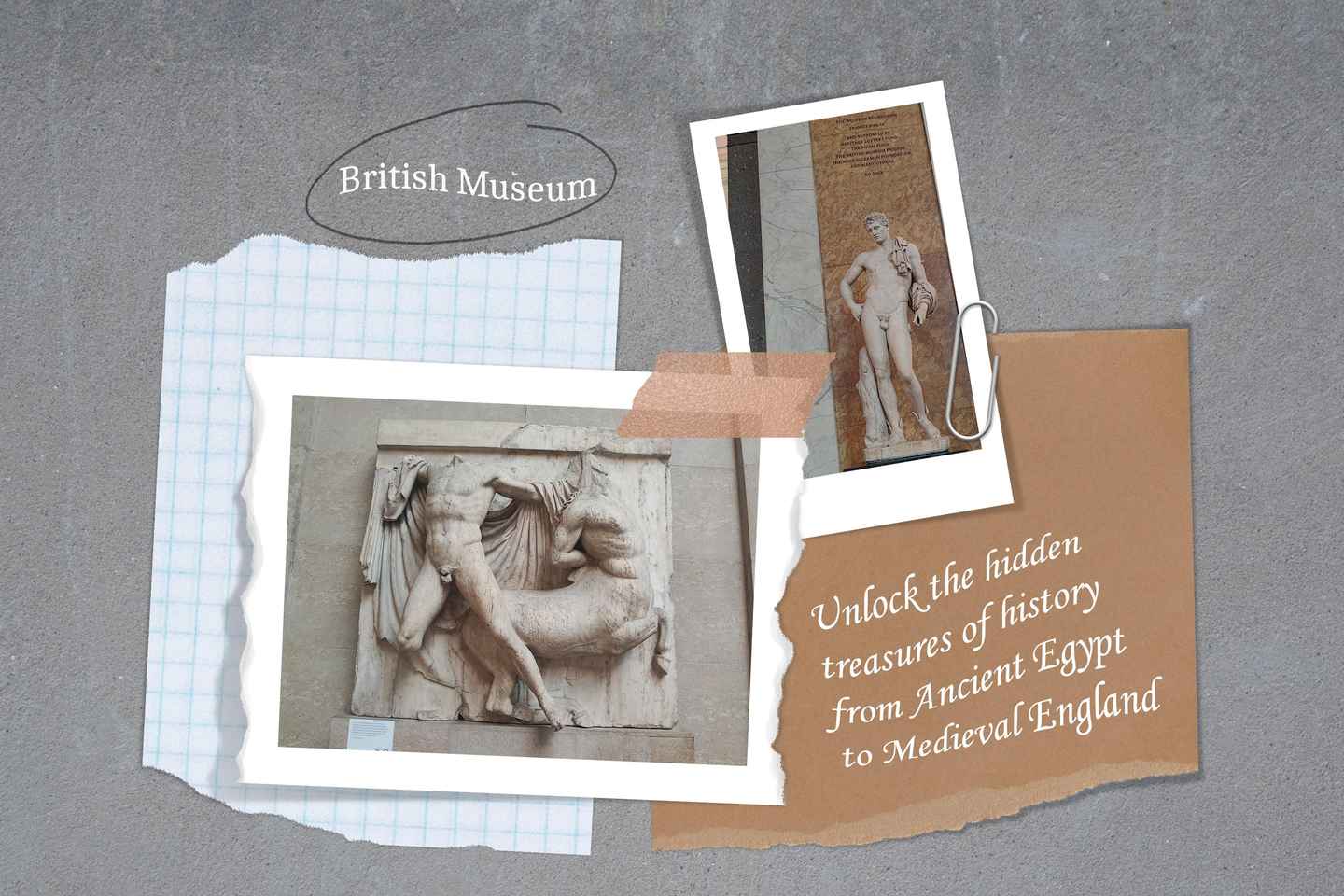 ロンドン：大英博物館の見どころを巡るプライベートツアー