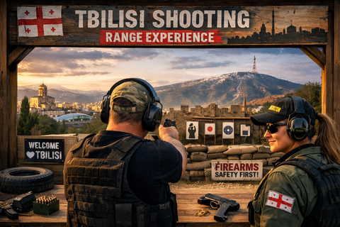 Tbilisi: Shooting Range Experience, Gun & 20 bullets