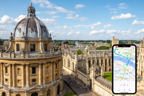 Oxford: Wycieczka z przewodnikiem po najważniejszych atrakcjach z aplikacją mobilnąUzyskaj dostęp do wycieczki za pośrednictwem aplikacji Tourific (link wysłany przez Tourifi