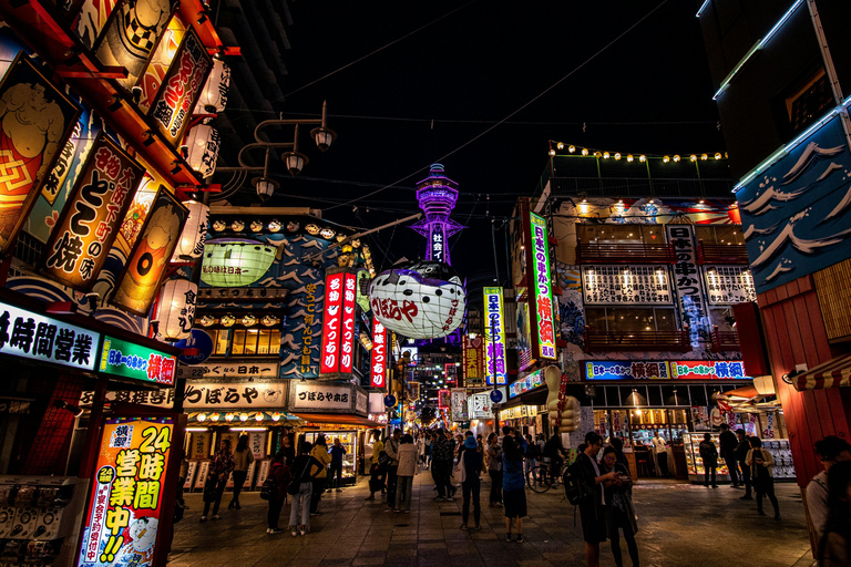 大阪：道顿堀夜间活动和全景之旅大阪：道顿堀夜间活动和全景游