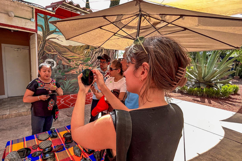 تيوتيهواكان، غوادالوبي، زوتشيميلكو كويواكان وفريدا كاهلوجولة في ضريح تيوتيهواكان وزوتشيميلكو وغ