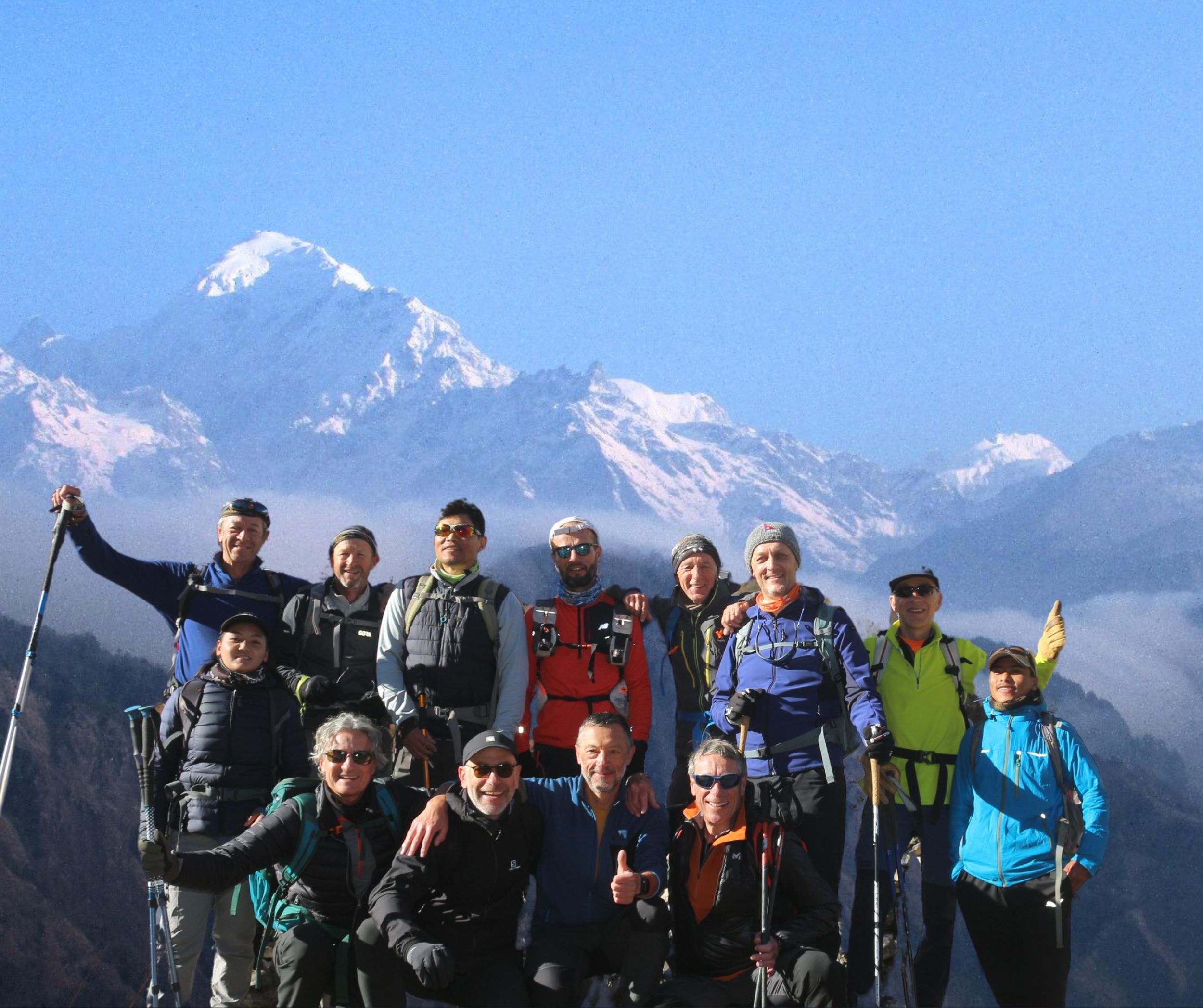 5-tägige Manaslu-Wanderung: beste Aussicht auf die Manaslu-Bergkette im Himalaya