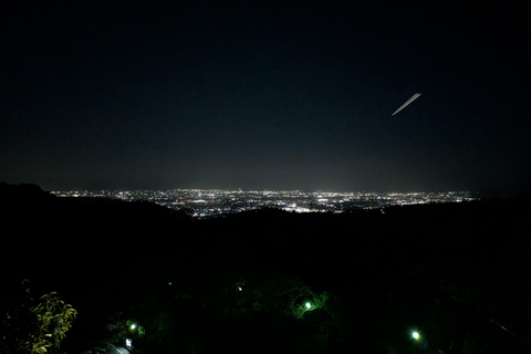 Osaka : visite nocturne du mont Ikoma avec la ligne d'horizon