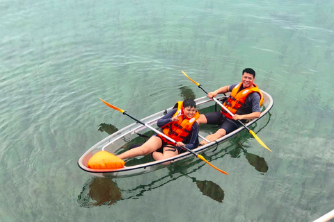 Balade en poisson mouche et expérience en kayak transparent à Coron Palawan