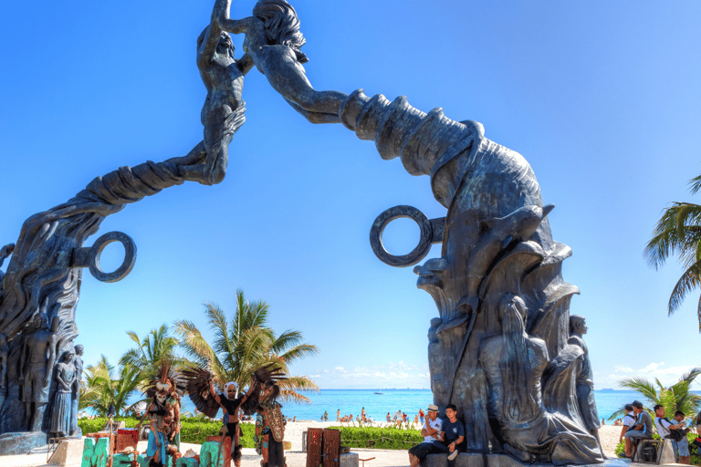 Cancun/Puerto Morelos: Wycieczka do Tulum, Cenote i Playa del CarmenCancun/Puerto Morelos: Wycieczka, udogodnienia + lunch w pudełku + napoje