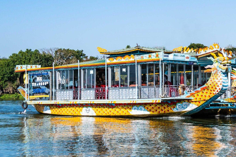 Hue: Perfume River Dragon Boat Tour with Cycling & Crafts