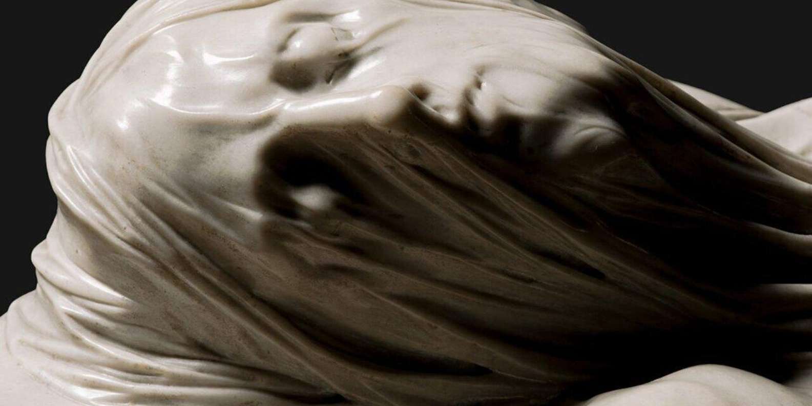 ナポリのヴェールをかぶったキリスト像または 3D カラヴァッジョ像