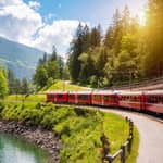 Da Milano: gita di 1 giorno a St. Moritz e sulle Alpi con il Trenino Rosso del Bernina