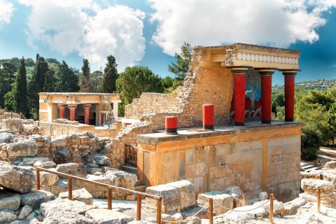 From Rethymno: Knossos & Heraklion Archaeological Museum