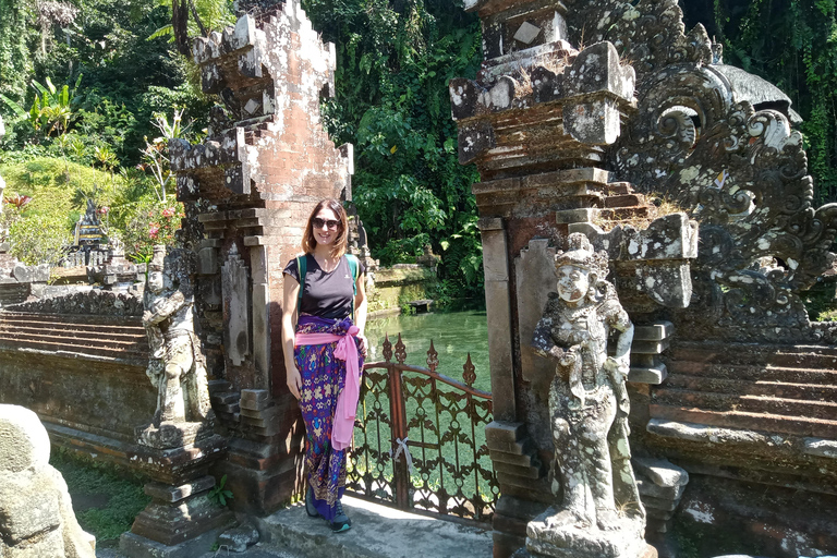 Alquiler de coches: La mejor excursión por las cascadas y terrazas de arroz de Ubud8 horas en coche Terrazas de arroz, cascadas, templo del agua