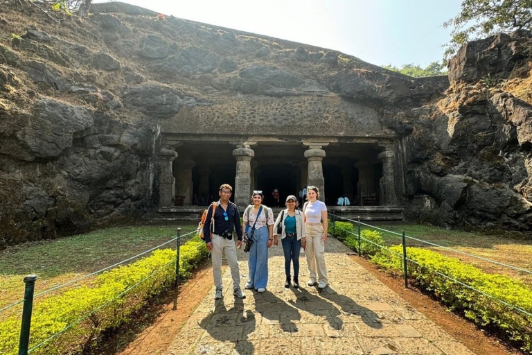 Visite guidée privée des grottes et de l'île d'ElephantaGrottes d'Elephanta avec prise en charge et retour (tout compris)