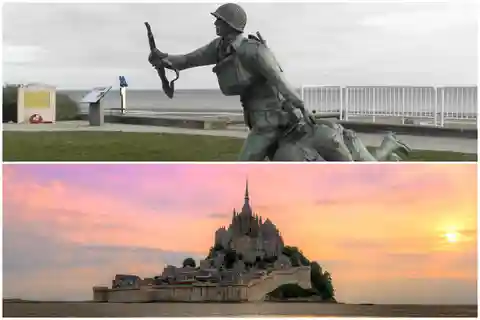 Paris - en dagstur Mont Saint-Michel och Omaha Beach Dagsutflykt