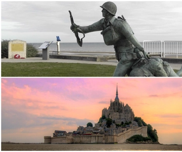 Paris: D-Day Landmarks and Mont Saint-Michel Guided Tour