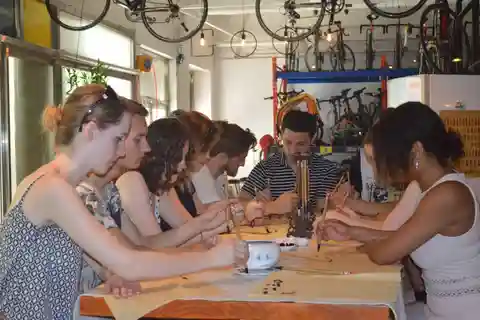 Beijing Wangfujing Calligraphy Class Nearby Forbidden City