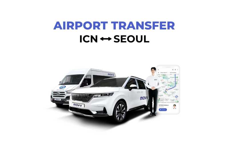 Seúl: Traslado privado l Aeropuerto a/desde Seúl