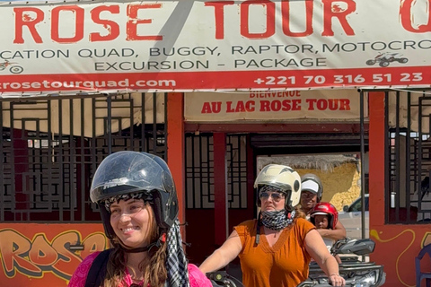 Dakar: Pink Lake Tour with Quad Bike + Pirogue and Lunch Included Dakar: Tour to the Pink Lake with Quad + Pirogue and Lunch included