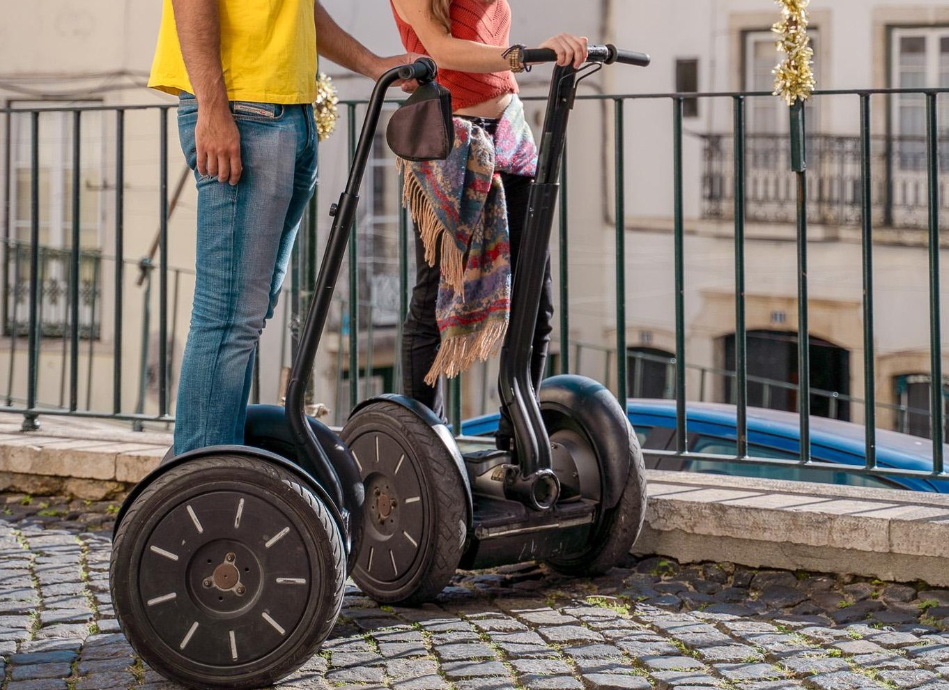 Lissabon: Segway-tur med mad i Alfama og den gamle bydel i Lissabon