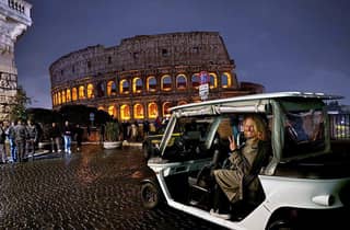 Rom: Private Golfcart-Tour, kaiserliche Stadt, Hotelabholung