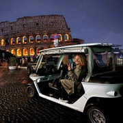 Rome:tour in Golfcart private, imperial city, hotel pick-up.