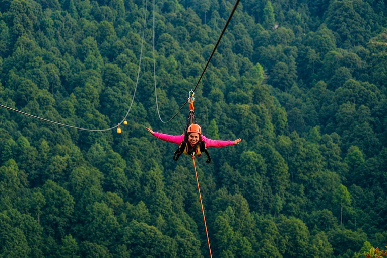 Kathmandu: Zipline Adventure in Nagarkot with Pickup & Lunch