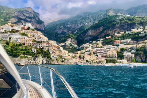 From Naples: Amalfi Coast Private Boat Exclusive Tour Apreamare Gozzo 45 “MAMMA MIA!”