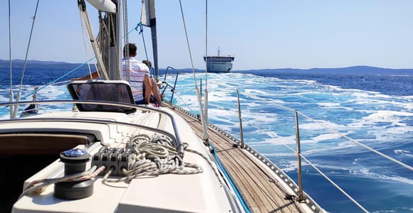 Split: Half Day Sailing Tour with Swim Stop, Snacks and Wine