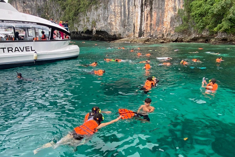 Aonang: Phi Phi Island 1-dniowa wycieczka łodzią motorową z lunchem