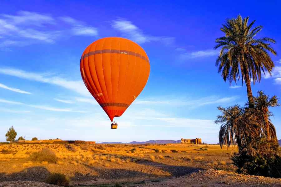 Marrakech: Heißluftballonfahrt mit traditionellem Frühstück