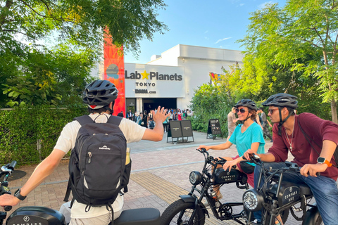 Zona de la Bahía de Tokio 3h en E-bike Visita Ciclista Guiada desde Tsukiji