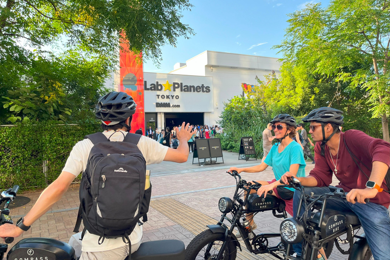 Zona de la Bahía de Tokio 3h en E-bike Visita Ciclista Guiada desde Tsukiji