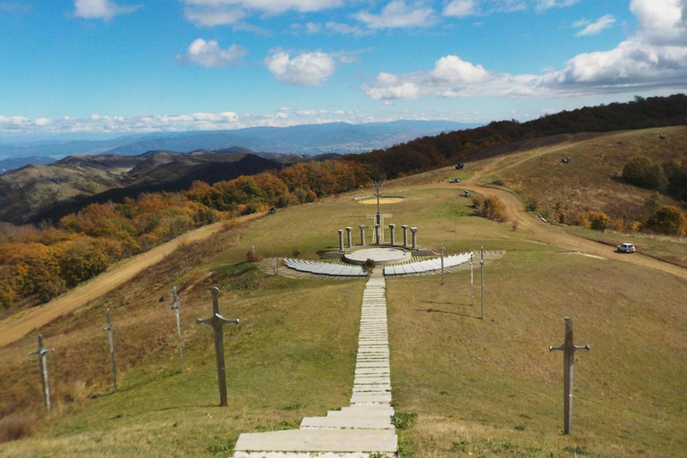 Dashbashi Canyon, Asureti village, and Didgori monument.