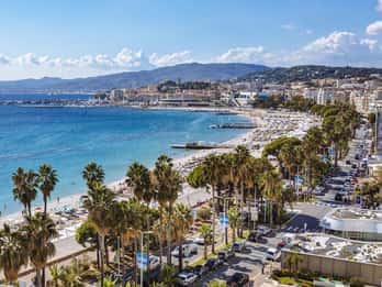 Costa Oeste de la Costa Azul, entre Niza y Cannes