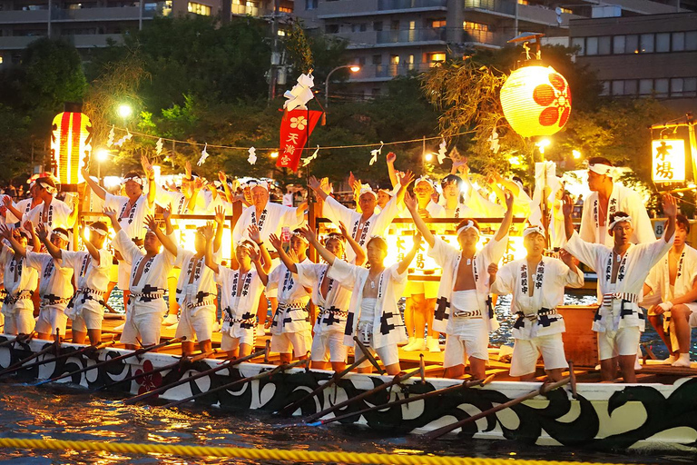 From Osaka/Kyoto: Tenjin Matsuri Fireworks&Yukata Experience From Osaka (Men's Yukata Experience)