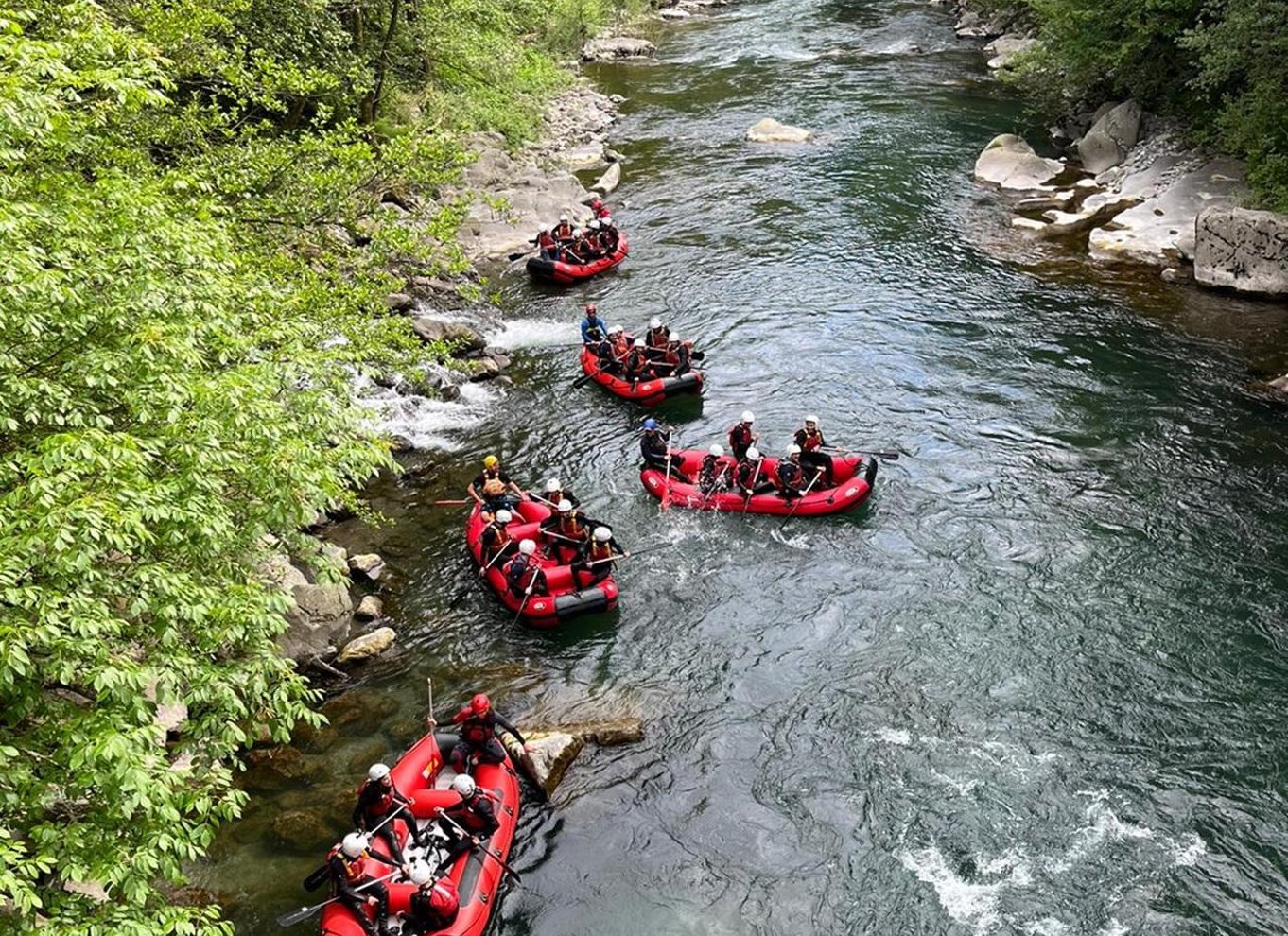Bagni di Lucca: Rafting-eventyr i Toscana