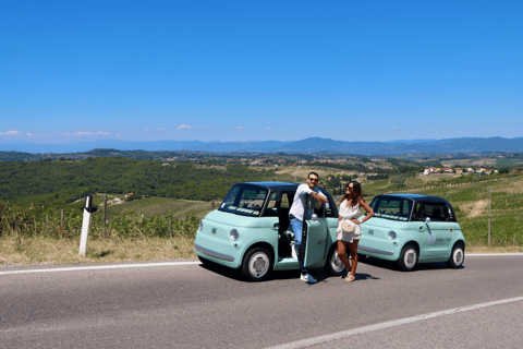 Florence: Chianti Fiat E-Car Tour with Wine Tasting & Lunch Topolino E-Car – Double Driver