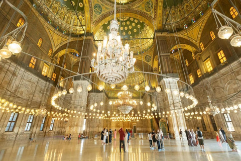 From Hurghada: Hidden Cairo , Pyramids & Cave Church 1- Pyramids , The Citadel & Mohamed Ali Mosque