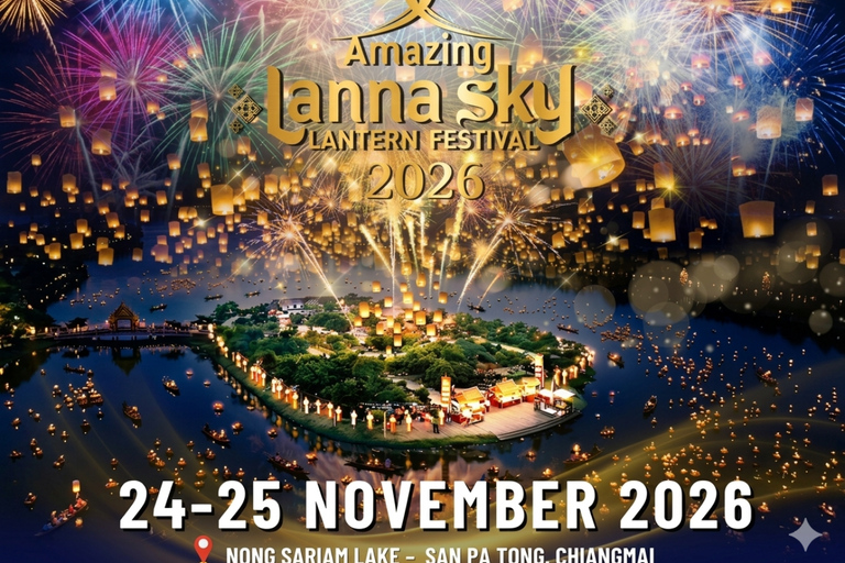 Chiang Mai Sky Lantern Festival Experience with Transfer