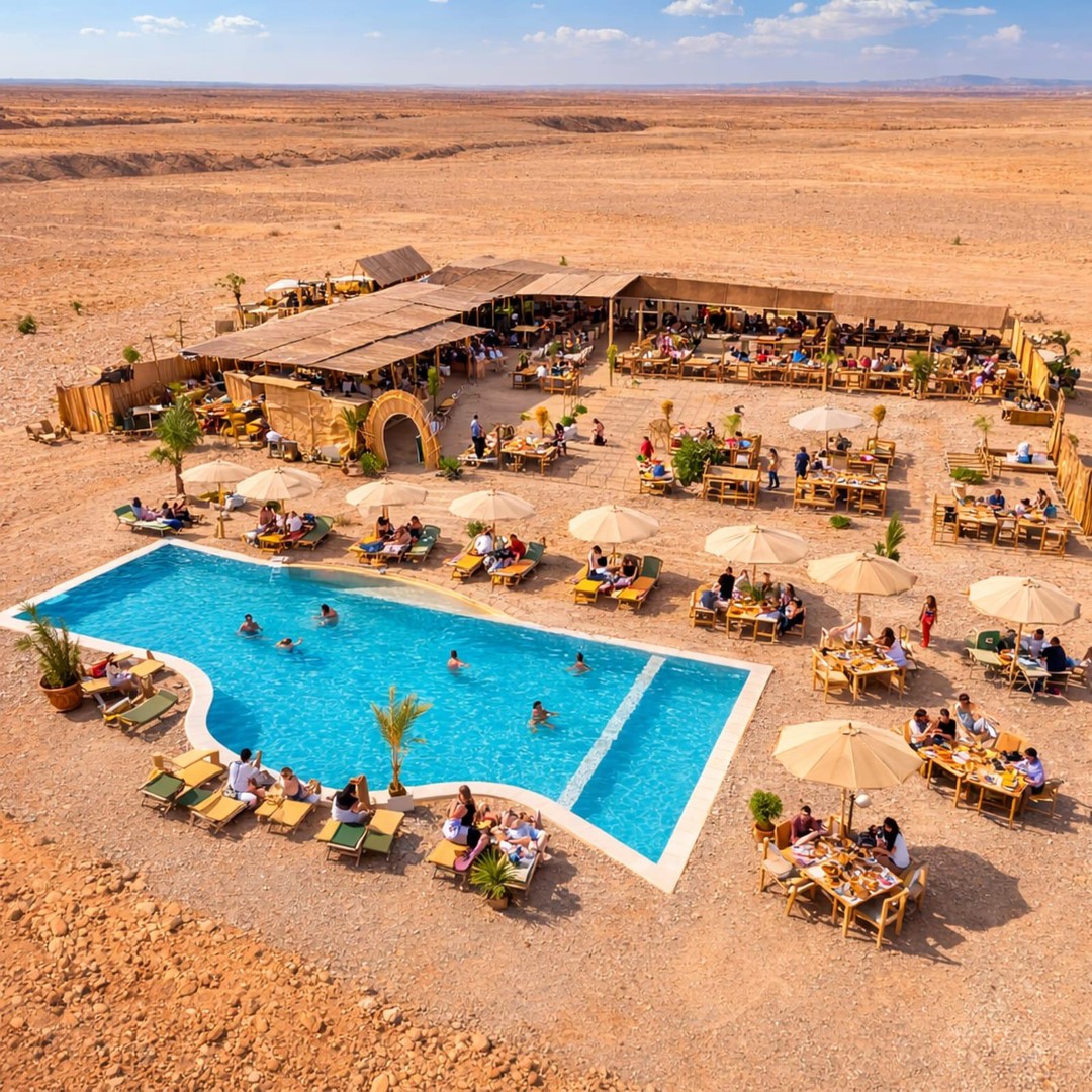 Désert d'Agafay : quad, balade à dos de chameau, déjeuner et piscine - quad