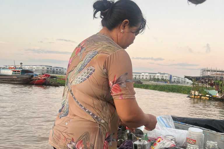 Mercado Flotante, Aldea de las Flores Auténtica Excursión por el Delta del Mekong