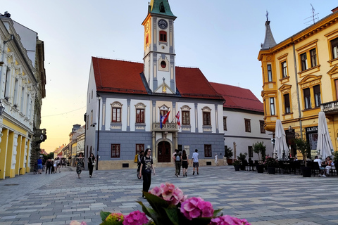 From Zagreb: baroque Varaždin, Aqua Iasae and Topiary park