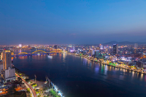 Da Nang: Night Tour with Drink at Rooftop Bar and DinnerPrivate Tour