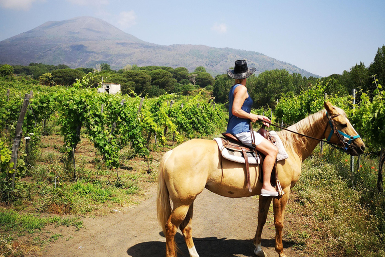 Pompeii: Ruins Tour and Mount Vesuvius Horseback Ride