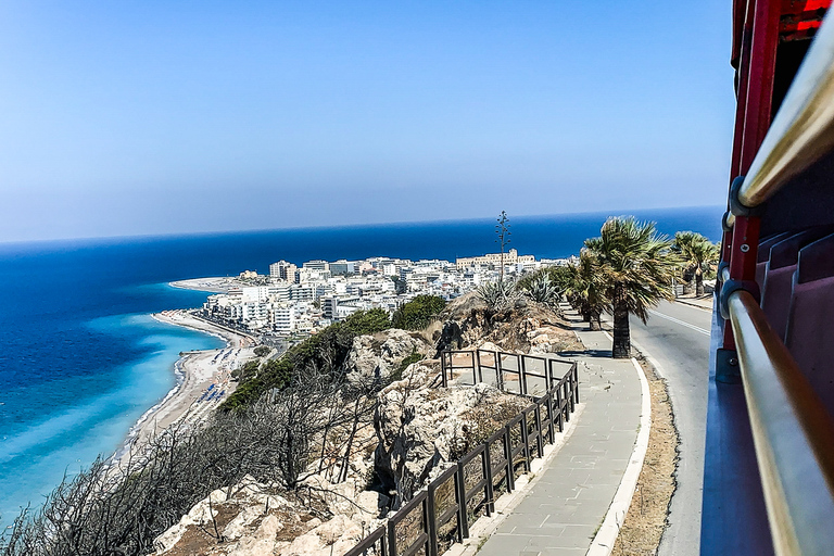 Rhodes : bus touristique à arrêts multiples