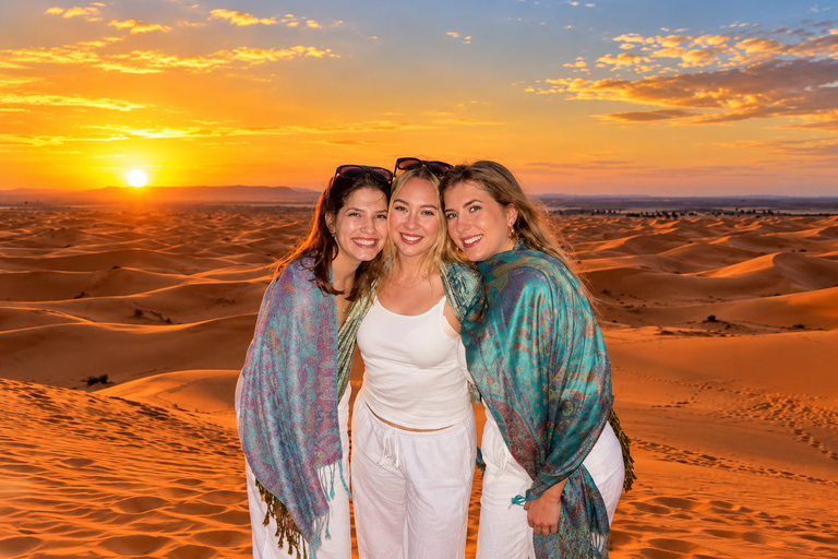 Marrakech: 3-Day Student Sahara Tour With Camp and Quad Adventure Pick: Luxury Camp & Sunset ATV Ride