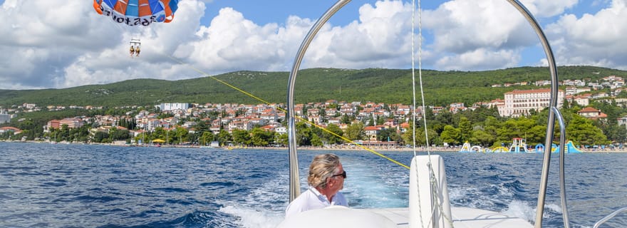 Crikvenica : Expérience de parachute ascensionnel au-dessus de la mer Adriatique